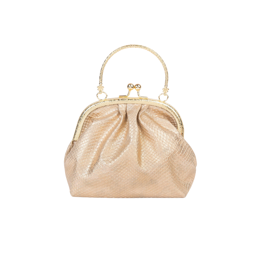Rose Golden Frame Clutch