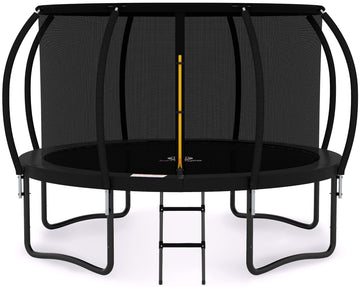 2026 Trampoline d’extérieur JUMPZYLLA avec filet de sécurité pour enfants – 8 FT
