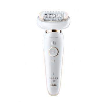 2026 2025 Braun Silk-épil 9 Flex 9-020 - Épilateur pour Femmes, Blanc/Or