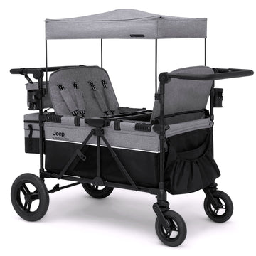 2026 Jeep Wrangler Deluxe Wagon Poussette 4 places – par Delta Children