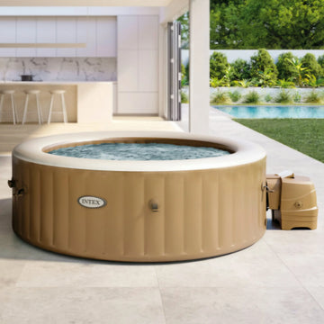 2026 2025 Intex PureSpa Bubble Massage 120-Düsen Aufblasbarer Whirlpool Spa-Set