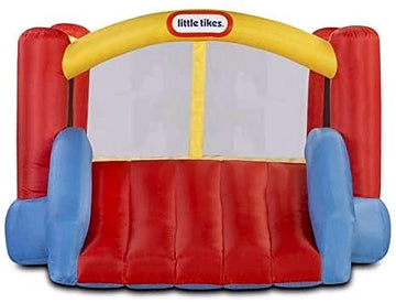 2026 Little Tikes Jump ’n Slide Hüpfburg – Aufblasbare Hüpfburg mit Rutsche inkl. Hochleistungsgebläse mit GFCI & Bodenankern
