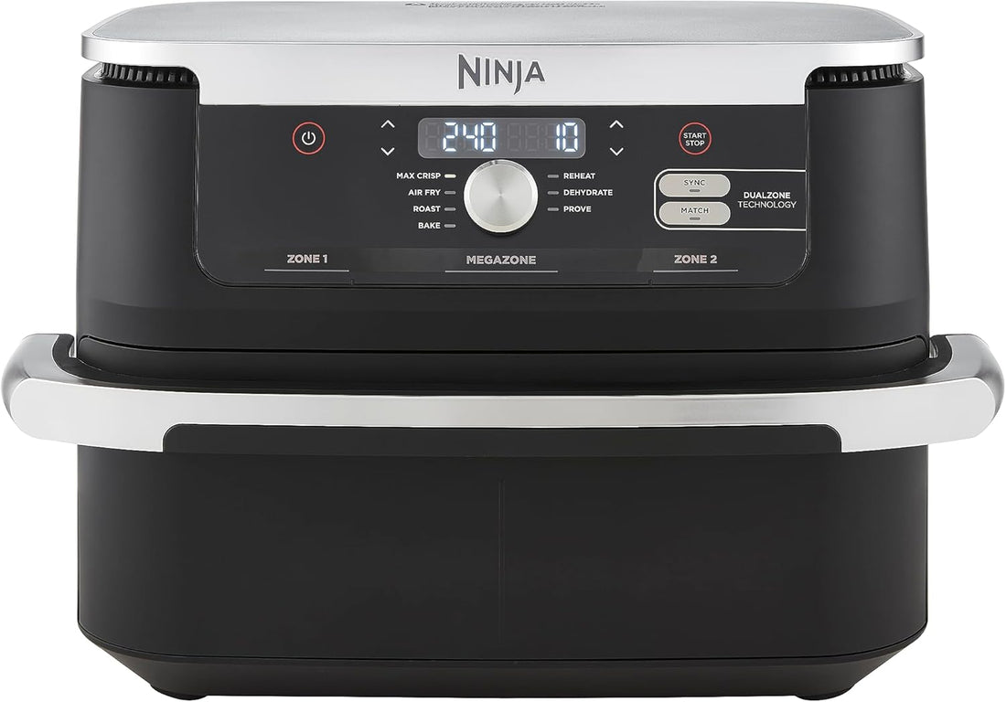 2026 2025 NINJA Foodi AF500EU – Friteuse à Air Chaud FlexDrawer 10,4 L, Double Zone avec Séparateur Amovible, 7 Fonctions de Cuisson – Édition Limitée Haute Performance