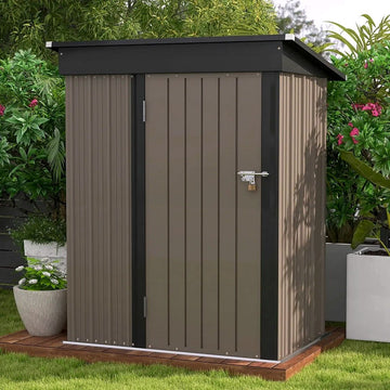 2026 Abri de jardin extérieur Patiowell 5 × 3 ft pour jardin, terrasse et pelouse