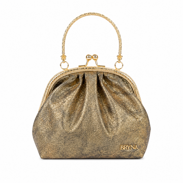 Bryna Women's Rose Gold Frame Clutch Evening Bag