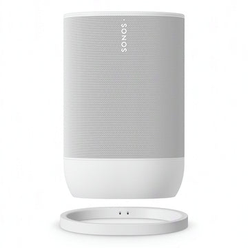 2026 2025 Sonos Move 2 – Enceinte Portable Intelligente Blanche avec Batterie 24 Heures, Bluetooth et Wi-Fi, Résistante à l’Eau, Son Stéréo Puissant et Commande Vocale